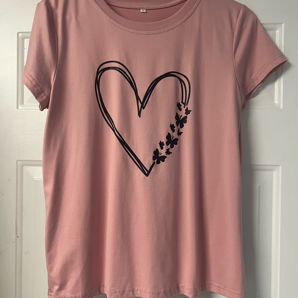 Stylish Pink T-Shirt size Medium